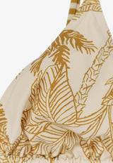 Eres Hamac Printed Bikini Top Yellow 032607VOYAGE_Gold_70332654