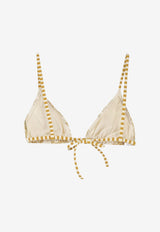 Eres Hamac Printed Bikini Top Yellow 032607VOYAGE_Gold_70332654