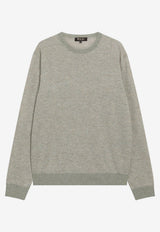 Loro Piana Tansy Mélange Cashmere Sweater Gray FRM1386WS/T_LORO-B6L2