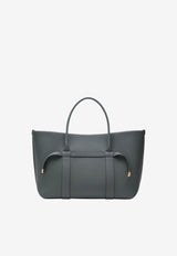 Loro Piana Large Ghiera Grained Leather Tote Bag Gray FAO7463LE/T_LORO-706S