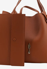 Christian Louboutin Small Bettina Leather Shoulder Bag Brown 3265050BG71_Cuoio_70332841