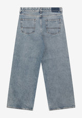 Golden Goose DB Washed-Effect Straight Jeans Blue GMP02513P002607/T_GOLDE-50100