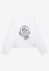 Moncler Printed Logo Sweatshirt White 8G000258999V4/T_MONCL-00A