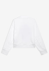 Moncler Printed Logo Sweatshirt White 8G000258999V4/T_MONCL-00A