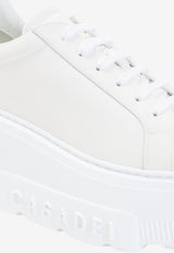 Nexus Platform Leather Sneakers