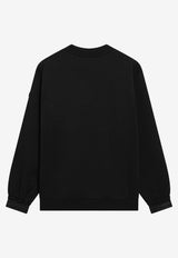 Moncler Logo Crewneck Sweatshirt Black 8G0001489AZY/T_MONCL-999