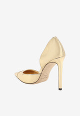 Jimmy Choo Brigitte 100 Metallic Leather Pumps Gold BRIGITTE100QUIGOLD_GOLD_67481129