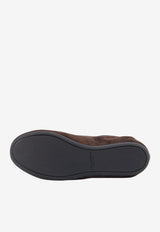 Dolce & Gabbana Soft Ballet Suede Leather Sneakers Brown CK2485A058180081_EBANO1_70013801