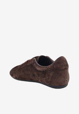 Dolce & Gabbana Soft Ballet Suede Leather Sneakers Brown CK2485A058180081_EBANO1_70013801