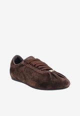 Dolce & Gabbana Soft Ballet Suede Leather Sneakers Brown CK2485A058180081_EBANO1_70013801