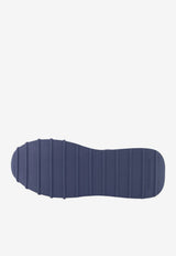 Dolce & Gabbana DG Athletic Nylon and Suede Sneakers Blue CS2384A08648D600_Blubianco_70014287
