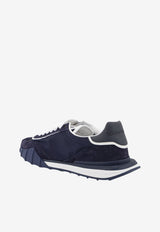Dolce & Gabbana DG Athletic Nylon and Suede Sneakers Blue CS2384A08648D600_Blubianco_70014287