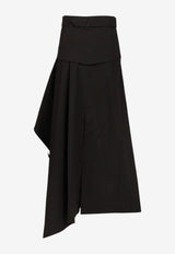 Burberry Asymmetric Maxi Trench Skirt Black 8129543A1189_BLACK_70014334