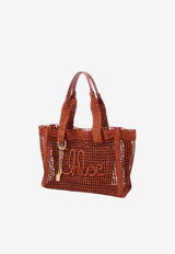 Chloé Summer Banana East-West Tote Bag Brown CH26US904P0826M_ClayBrown_70332183