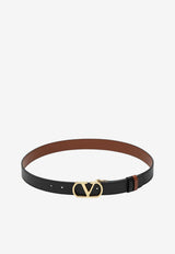 Valentino Reversible VLogo Signature Belt Caramel 9W2T0SQ3ZDM/T_VALE-DRN
