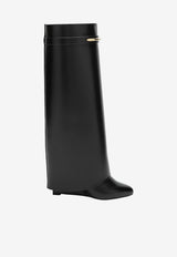 Givenchy Shark Pinch 90 Knee-High Boots Black BE703XE1J7/T_GIV-001