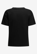 Burberry EKD Check Crewneck T-shirt Black 8116164_1e0d7f0d-7212-41ed-b6f7-66adfd44f419