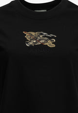Burberry EKD Check Crewneck T-shirt Black 8116164_1e0d7f0d-7212-41ed-b6f7-66adfd44f419