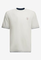 Brunello Cucinelli Printed Crewneck T-shirt White MW8577427TCZG13_cfea5c94-6925-4e56-b4ef-202053cc6579