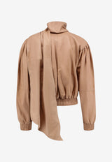 Chloé High-Neck Buttoned Jacket Pink CH26UCV332016J7_Pearlblush_70332035