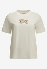 Burberry EKD Check Crewneck T-shirt White 8116161_bf65239d-7e61-49d2-916b-bb97541c8213