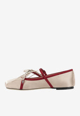 Jimmy Choo Loli Mary-Jane Satin Ballet Flats Cream LOLI BALLERINABPZMACARON/RUBY RED_1eaae8ea-663f-4b8f-b8bb-c1b3fe486d1d