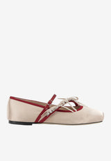 Jimmy Choo Loli Mary-Jane Satin Ballet Flats Cream LOLI BALLERINABPZMACARON/RUBY RED_1eaae8ea-663f-4b8f-b8bb-c1b3fe486d1d