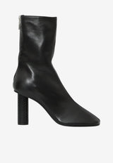 Paris Texas Alice 85 Nappa Leather Mid-Calf Boots Black PX2030-XNPTS-BLACK