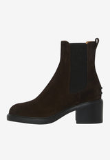 Tod's 55 Suede Ankle Boots Brown XXW73L0JK00-RE0-S808