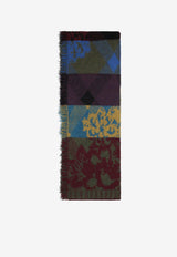 Mati Wool Jacquard Scarf in Wool and Alpaca