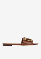 Bianca Embellished DG Logo Flat Sandals