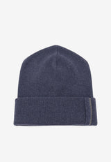 Brunello Cucinelli Monili Cashmere Beanie Blue M12163199C7186_BLU FREDDO_70014810