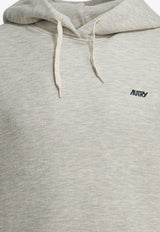 Autry Logo Hooded Sweatshirt Gray HOPM002M_b4255e36-240e-4469-85cf-1c95f696dc3a