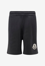 Moncler Logo Patch Shorts Black L20918H00009899V4999_Black_70281555