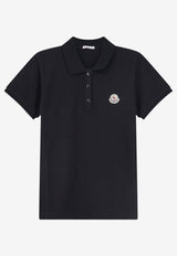 Moncler Logo Patch Polo T-shirt Black L20938A0000784720999_Black_70281678