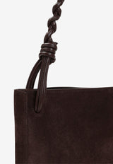 Tangle Slim Messenger Bag in Suede