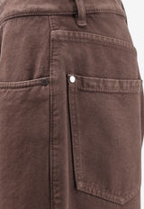 Brunello Cucinelli Relaxed Barrel-Leg Jeans Brown M0H81P4075C4299_FONDENTE_70014670