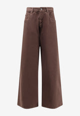 Brunello Cucinelli Relaxed Barrel-Leg Jeans Brown M0H81P4075C4299_FONDENTE_70014670