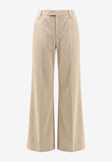 Brunello Cucinelli Corduroy Straight-Leg Pants Beige MA180P9358C9931_SAND_70014764