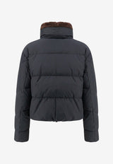 Brunello Cucinelli High-Neck Down Jacket Black MH5257474C101_Black_70014767