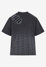 Cursive Monogram Washed T-shirt