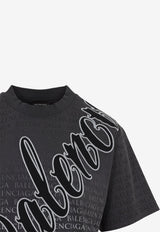 Cursive Monogram Washed T-shirt
