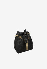 Jimmy Choo Bon Bon Mesh Bucket Bag Black BONBON-GIK-BLACK/LIGHT GOLD