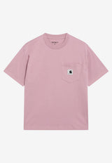 Carhartt Wip Pocket Crewneck T-shirt Pink I032215CO/T_CARH-2P8XX
