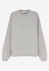 Golden Goose DB Golden Print Sweatshirt Gray GUP02711P00263760513_ALLUMINIUM MELANGE GRAY_66335994