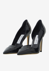 Jimmy Choo Brigitte 100 Patent Leather Pumps Navy BRIGITTE100-PAT-MARINE