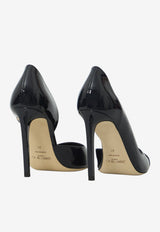 Jimmy Choo Brigitte 100 Patent Leather Pumps Navy BRIGITTE100-PAT-MARINE