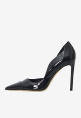 Jimmy Choo Brigitte 100 Patent Leather Pumps Navy BRIGITTE100-PAT-MARINE