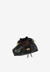 Jimmy Choo Small Cinch Biker Leather Shoulder Bag Black CINCHSMALL-GUV-BLACK/GOLD