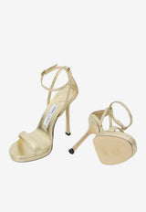 Jimmy Choo Moza 120 Metallic Platform Sandals Platinum MOZA120-DXB-PLATINUM